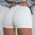 Shorts de fitness pour femmes Taille haute Effet liftant Pantalon de yoga moulant