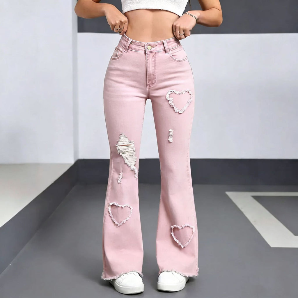 Jeans en jean décontractés et élégants pour femme