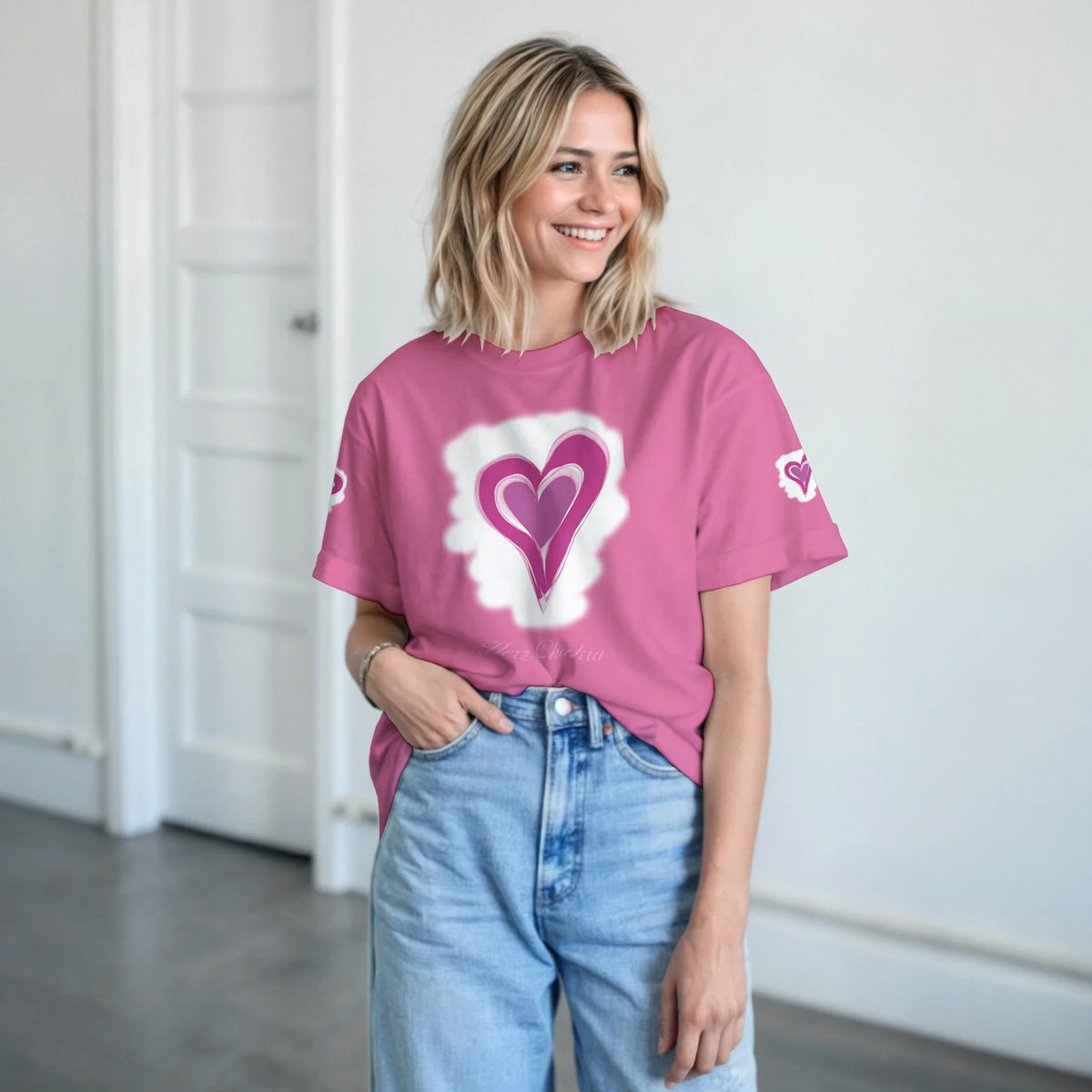 T-shirts d'été à manches courtes de commerce extérieur pour couples hommes et femmes