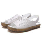 Sandales Évidées Grande Taille pour Femmes Style Coréen Sandales Femmes Enceintes
