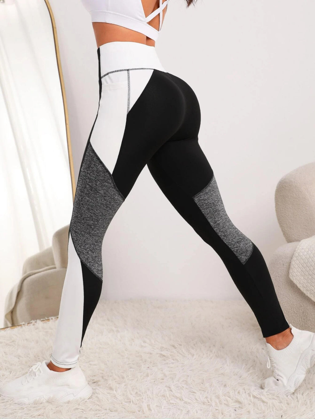 Yoga Pants de course pour femmes à coutures européennes et américaines