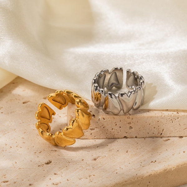 Bague de luxe légère style Instagram européen et américain pour femme, avec une touche haut de gamme
