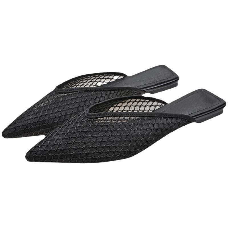 Sandales plates pointues à la mode pour femme