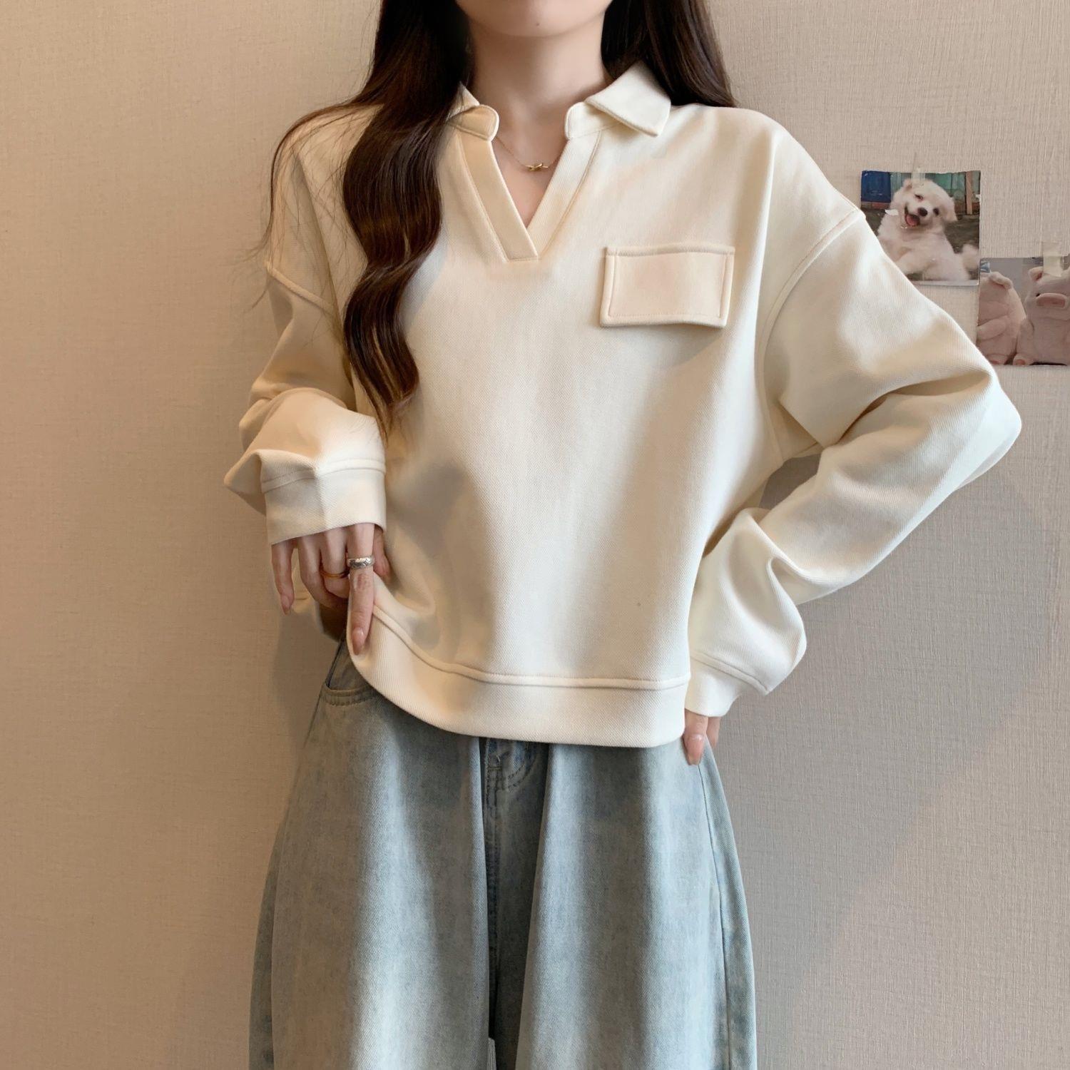 Pull rétro artistique pour femme, automne
