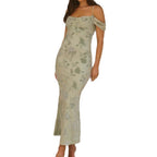 Robe sans manches à bretelles pour femme