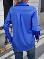 Chemise ample à manches longues pour femme