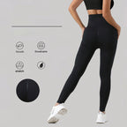 Pantalon de yoga sans couture pour femmes enceintes avec support ventral à porter à l'extérieur