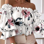 Chemises Femmes Blouse Manches Longues Sexy
