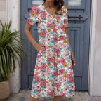 Robe Digitale Ample et Tendance pour Femme avec Imprimés