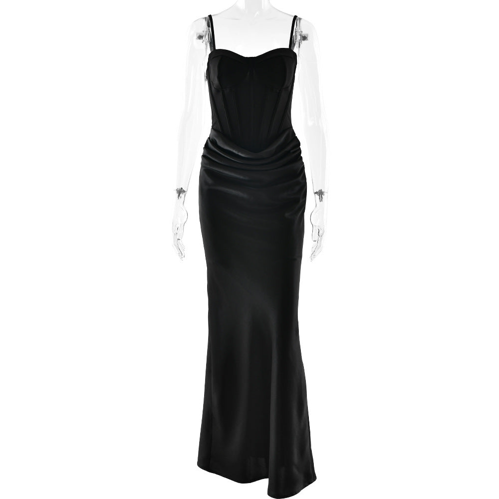 Robe sirène dos nu pour femme