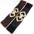 Décoration de joint de taille large pour femme avec ceinture élastique
