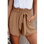 Short décontracté taille haute pour femme, idéal pour l'été