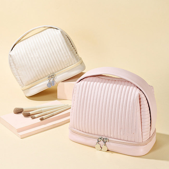 Trousse de Maquillage Toasts en PU Imperméable et Multifonctionnelle Hover Image