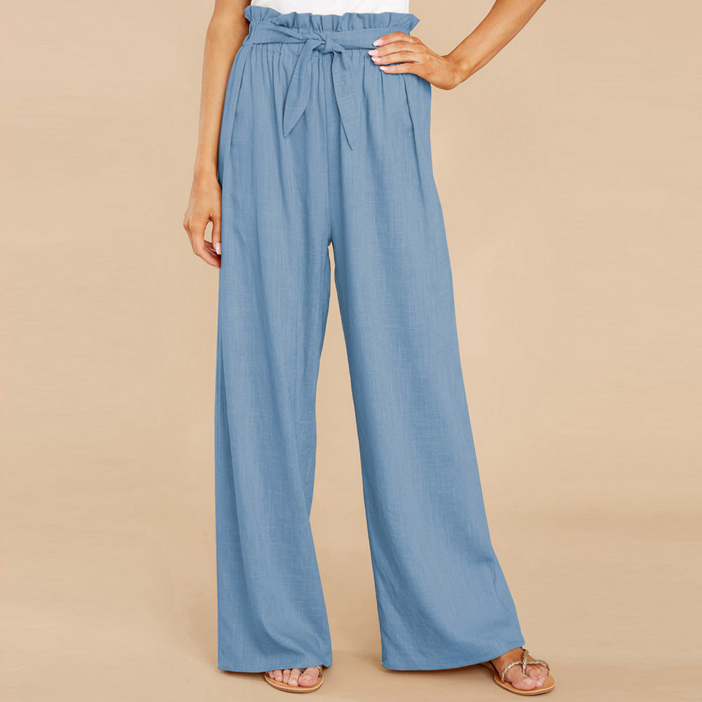 Pantalon ample et décontracté grande taille pour femmes