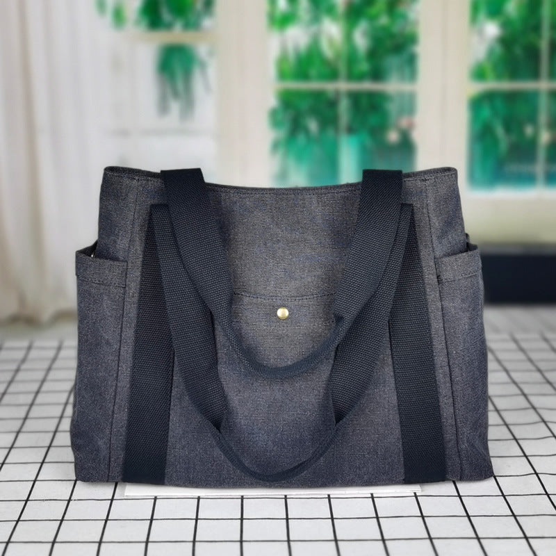 Sac fourre-tout en toile grande capacité