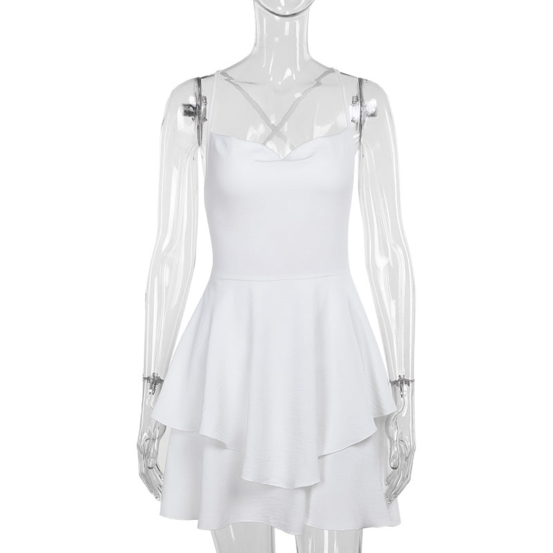 Robe plissée élégante et distinguée pour femme