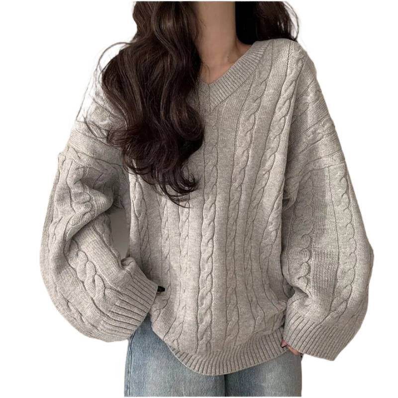 Pull ample et douillet automne-hiver pour femme