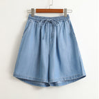 Shorts en jean lyocell pour femme, nouveauté été