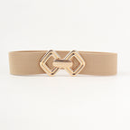 Décoration de joint de taille large pour femme avec ceinture élastique