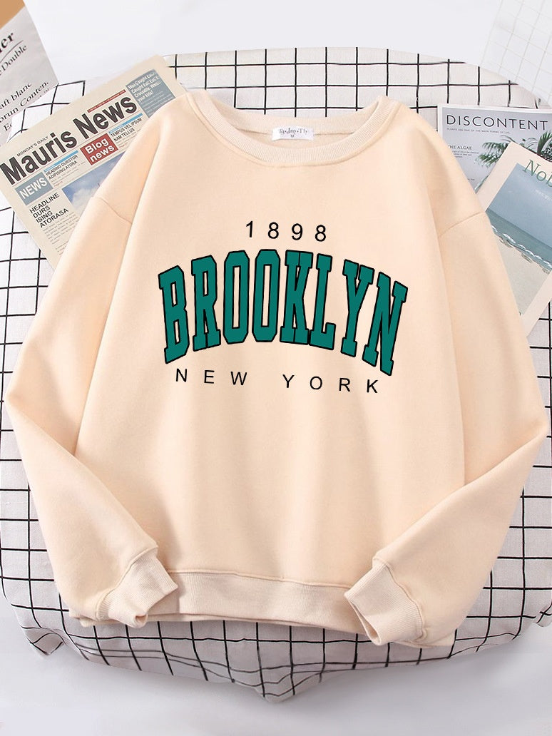 Sweats femme automne kawaii 1898 Brooklyn