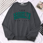 Sweats femme automne kawaii 1898 Brooklyn