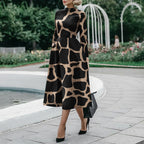 Robe moulante à manches longues pour femme
