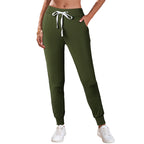 Pantalon taille haute slim polyvalent pour femme