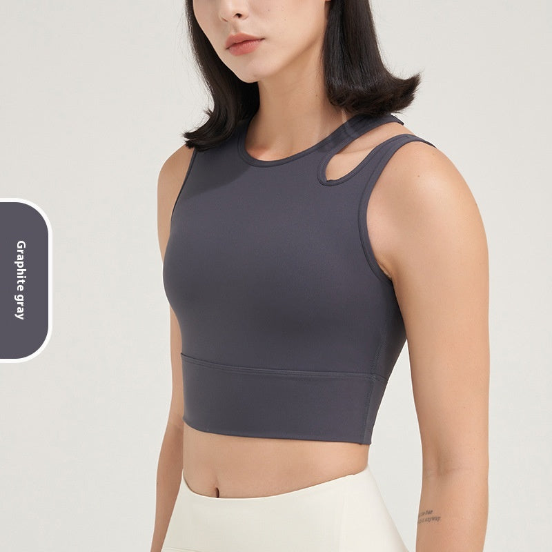 Yoga Belt Chest Pad Bra Strapless Big Chest And Small Sports Top For Women