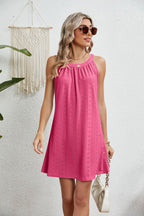 Robe de plage sans manches dos nu pour femmes