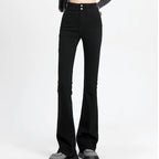 Jeans évasés style rétro américain pour femme