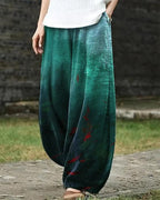 Tight Waist Plus Size Loose Trousers Women Casual Pants