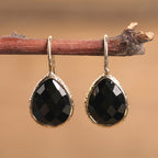 Boucles d'oreilles pendantes améthyste pour femmes