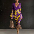 Robes pull tricotées créatives pour femmes