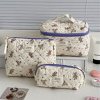 Trousse de maquillage grande capacité à nœud papillon