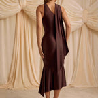 Robe élégante sans dos pour femmes