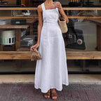 Robe élégante sans dos à bretelles