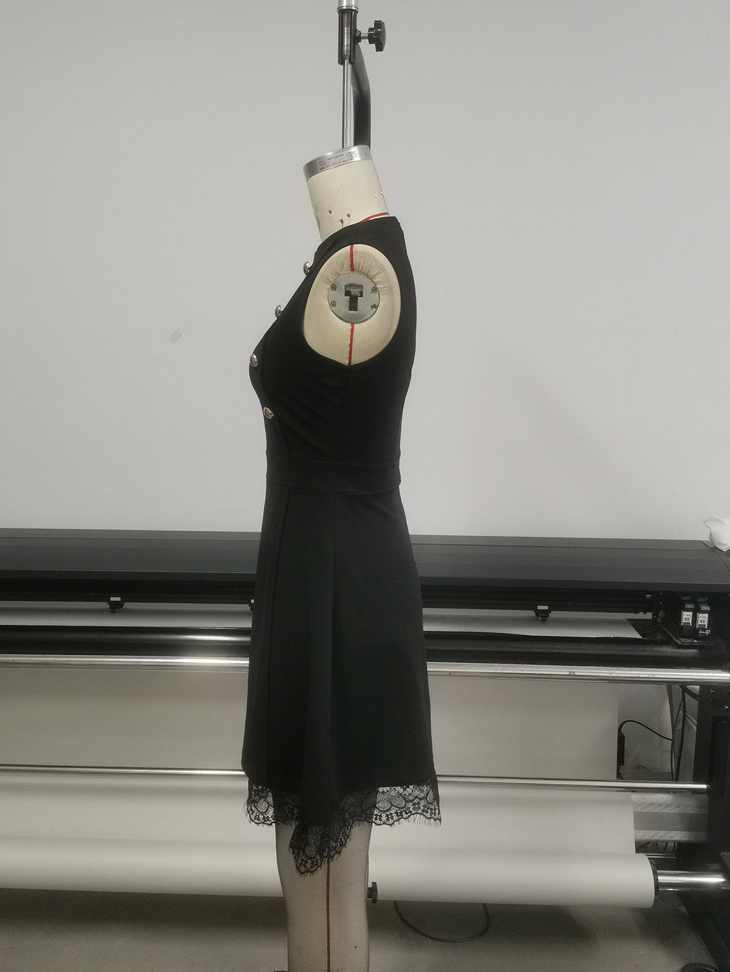 Robe simple sans manches décontractée pour femme