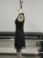 Robe simple sans manches décontractée pour femme