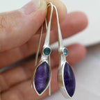 Boucles d'oreilles tendance géométriques rondes rétro en zircon pour femme