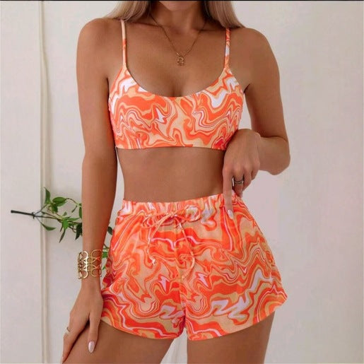 Nouveau Maillot de Bain Sexy Bikini Trois Pièces