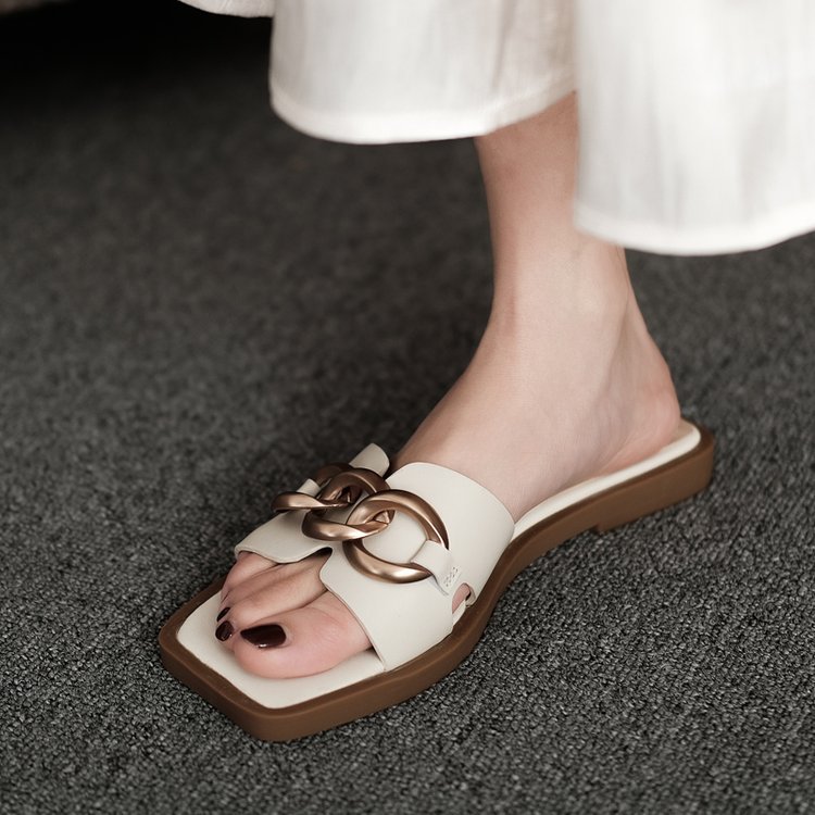 Sandales ouvertes pour femmes enceintes aux pieds larges