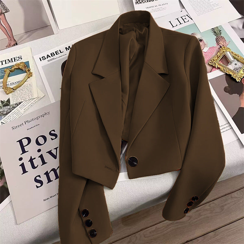 Blazer chic style navette pour femmes petites