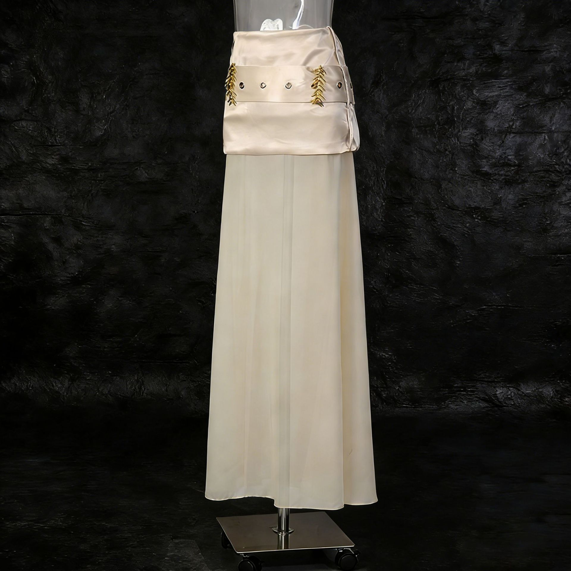 Jupe en satin vintage sexy et flatteuse pour femme
