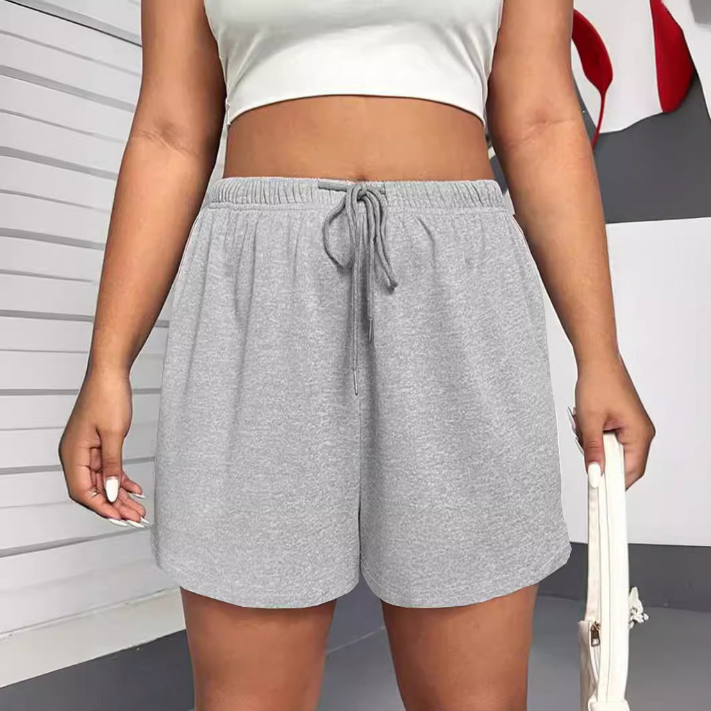 Shorts de sport pour femme avec cordon de serrage – Yoga et activités de plein air