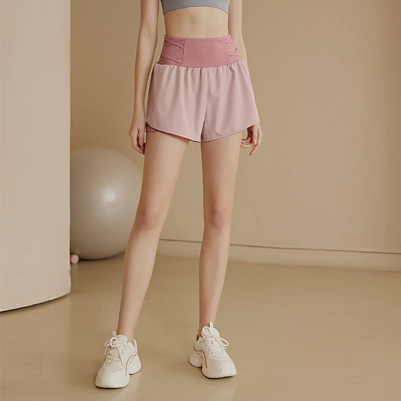 Short de sport ample anti-exposition pour femmes