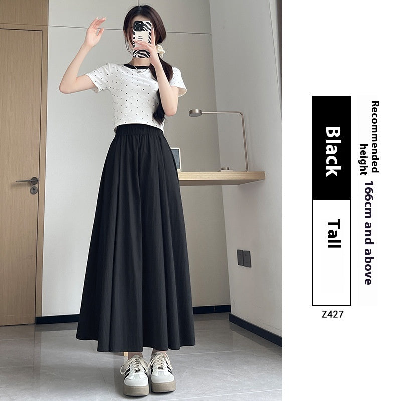Robe Plissée Amincissante Taille Haute Évasée d'Été