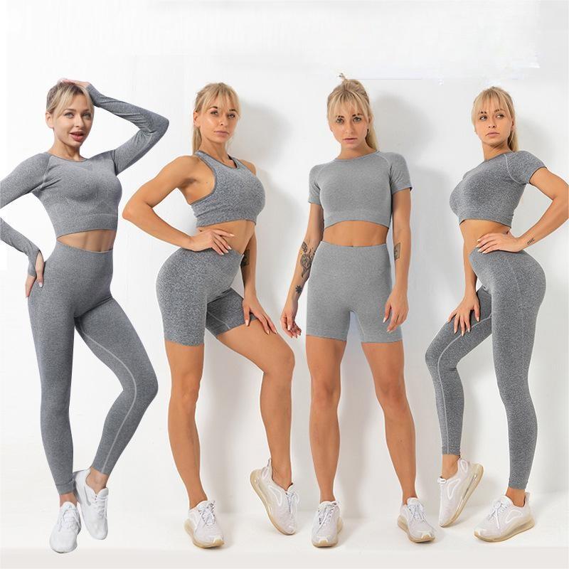 Ensemble de yoga cinq pièces de sport pour femme
