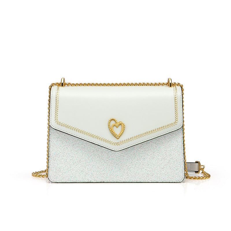 Nouveau sac à bandoulière diagonal étoilé Love Chain pour femme