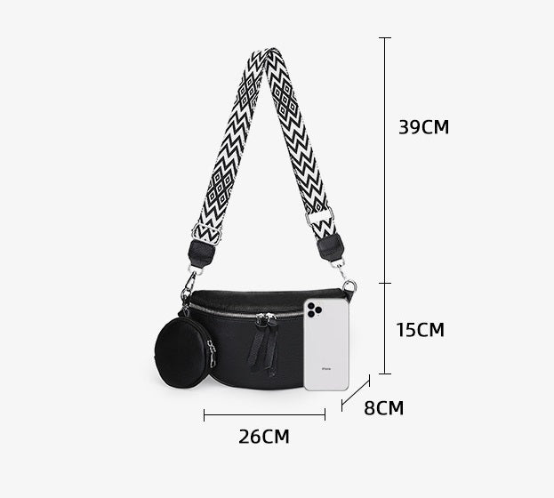 Nouveau Sac à Bandoulière en Cuir pour Femme