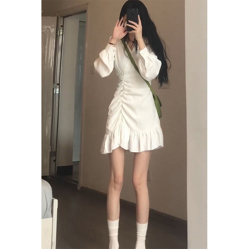 Robe française douce et délicate